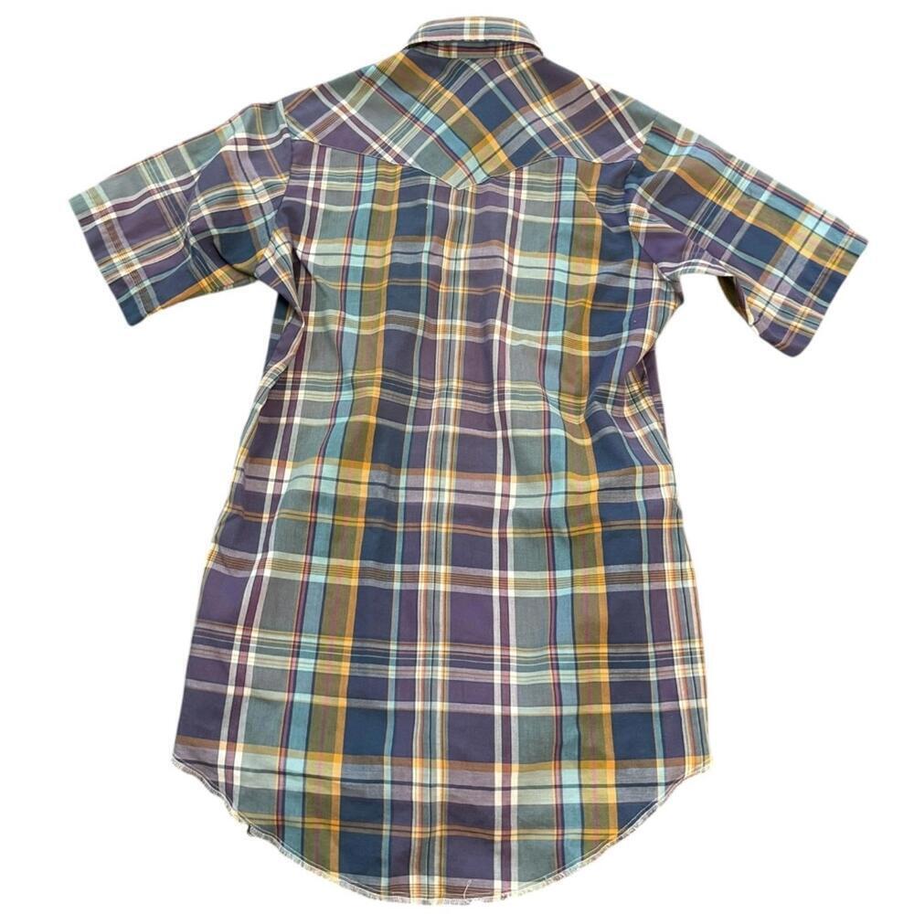 Saddlebrook plaid short sleeve snap shirt S men’s Western ranchwear - Picture 2 of 5